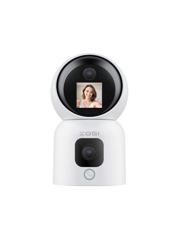 C528M 6MP 2.4GHz 5GHz WiFi Camera with Dual Lens(3MP + 3MP) + 360° Views