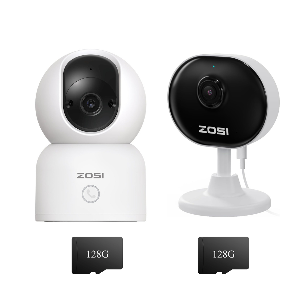 HD WiFi Monitoring Bundle: C296 5MP Outdoor Camera & C518 3MP