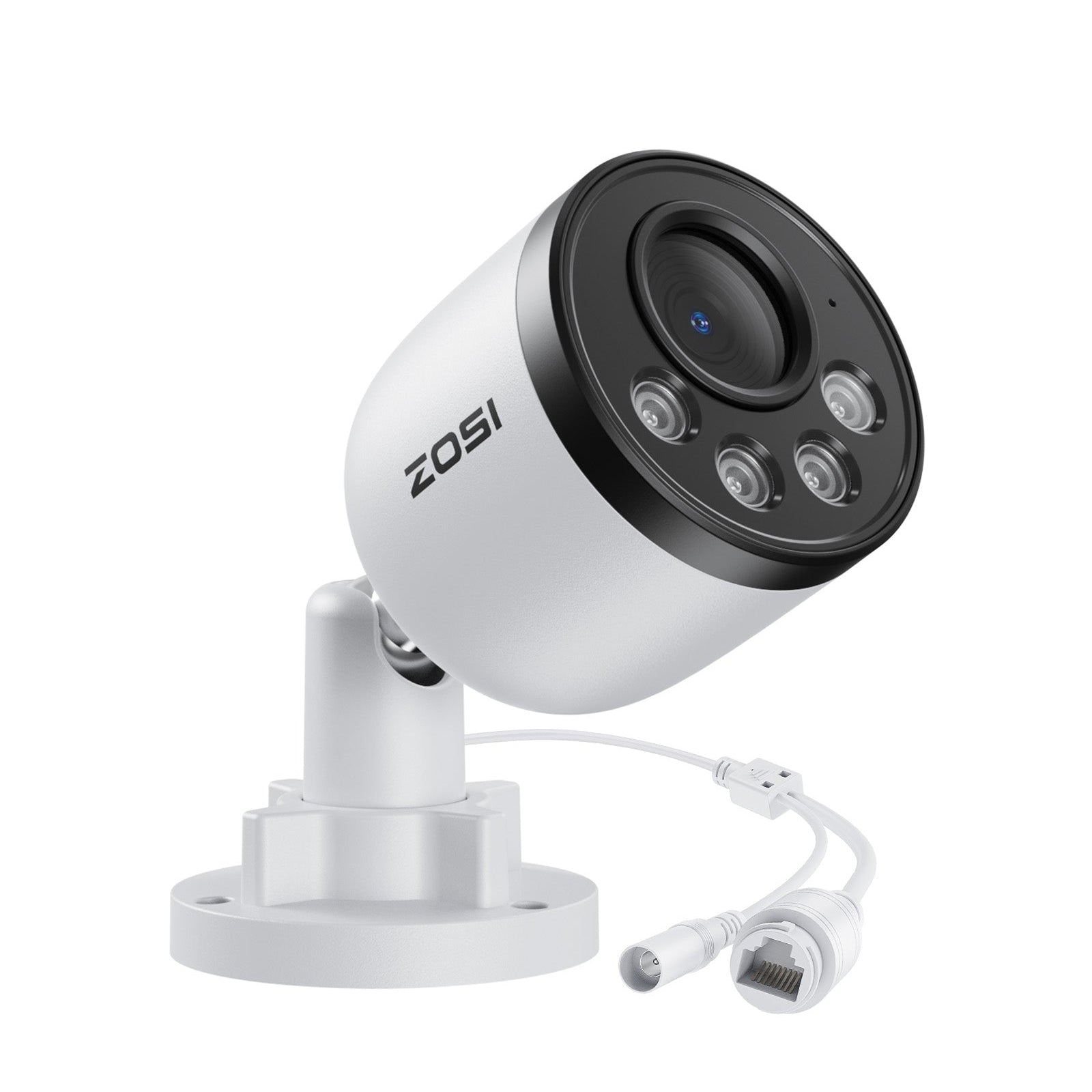 C180 4K Add-on PoE Camera(Aluminum Housing), Work with ZOSI PoE