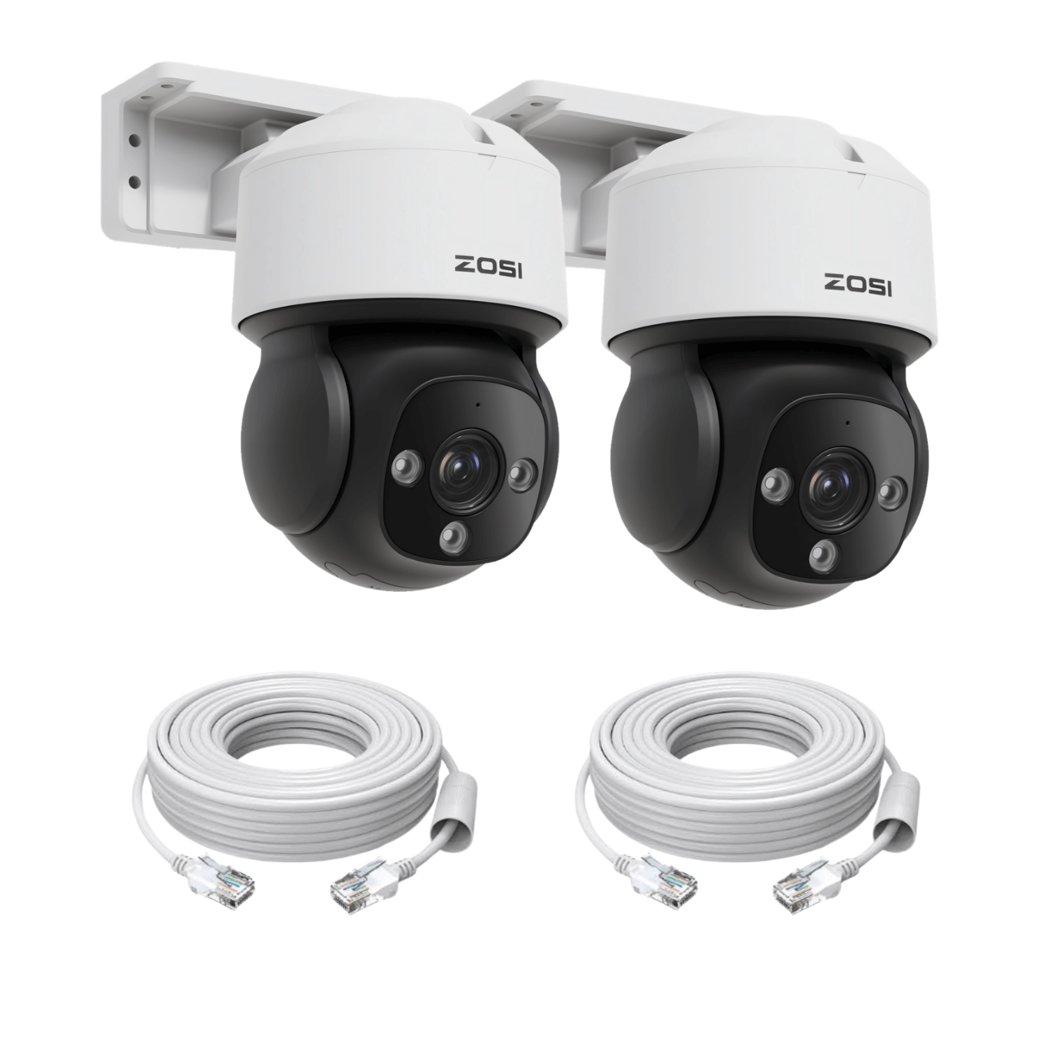 Tomoko Koda/2 C290M 2pack/4pack 4K UHD PT PoE Camera + 60ft Ethernet Cable - Zosi