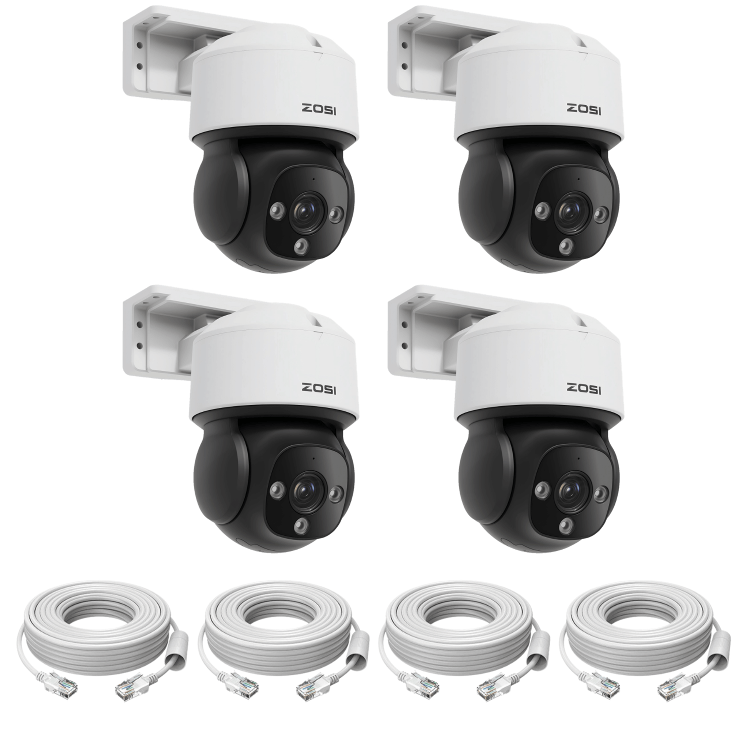 C290M 4K PT PoE Camera with IR Night Vision + 60ft Ethernet Cable