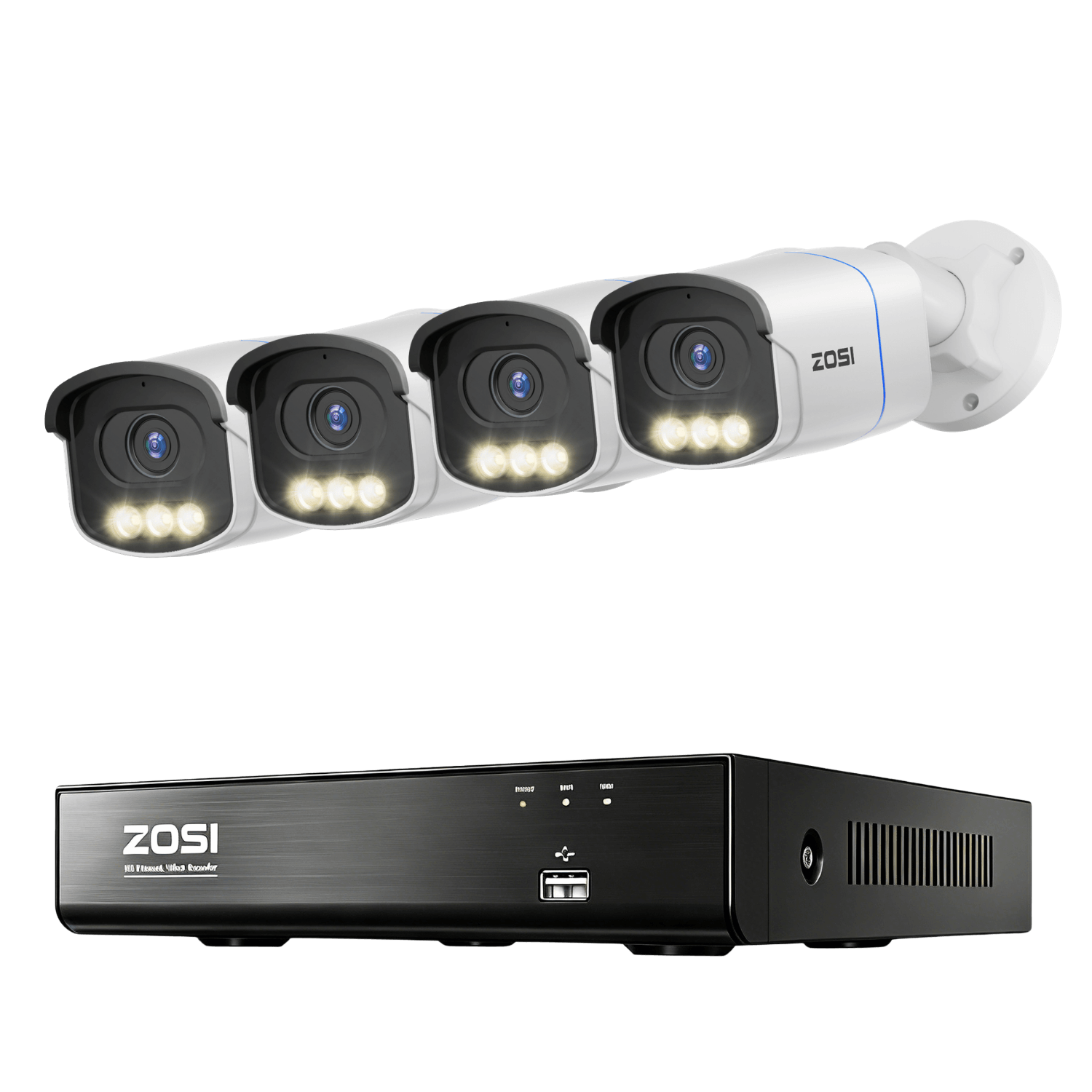 C186A 4K 8CH PoE Security System with Full-Color Night + 2TB Hard C186A 4K 8CH PoE Security System with Full-Color Night + 2TB Hard