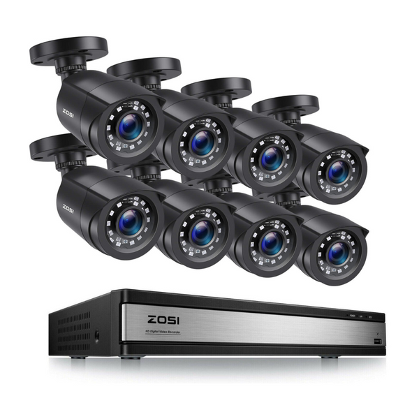 C106 16 Channel 1080P CCTV Camera System + Up to 16 Cameras + Optional 4TB Hard Drive