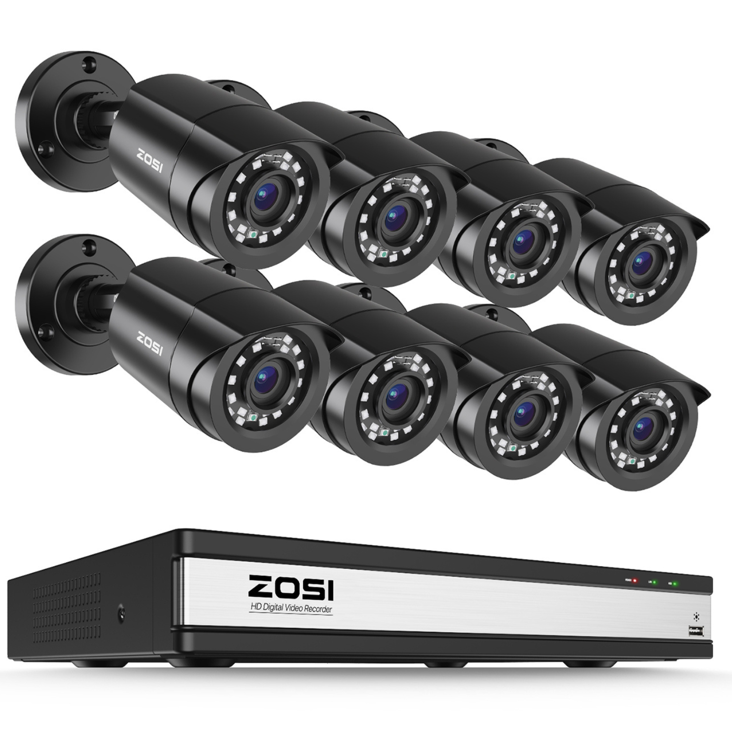 C106 2MP 16CH Security System Up to 16 Cameras 2TB/4TB HDD