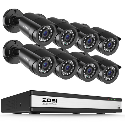 C106 16 Channel 1080P CCTV Security System + Up to 16 Cameras + Optional Hard Drive