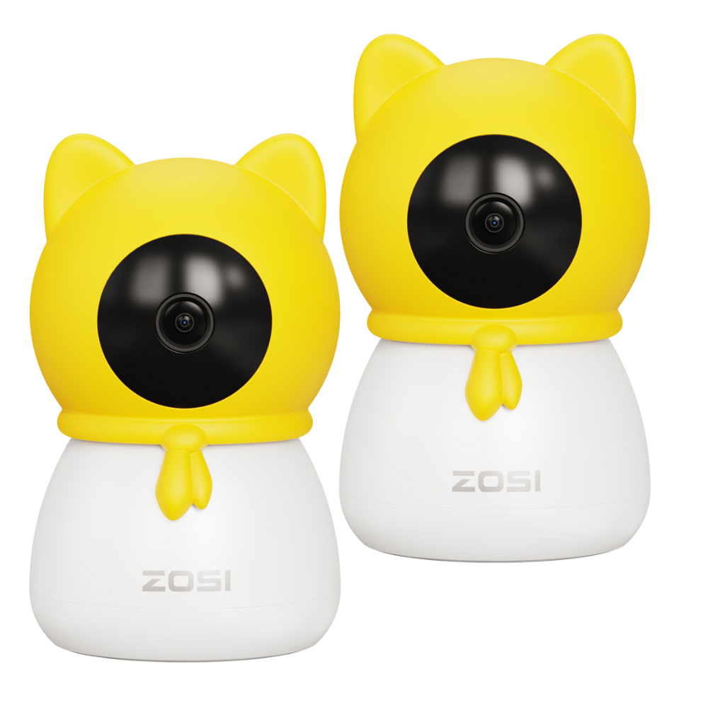 C516 2pack 4MP 2.4GHz/5GHz Baby Camera + Max 256GB Local Storage