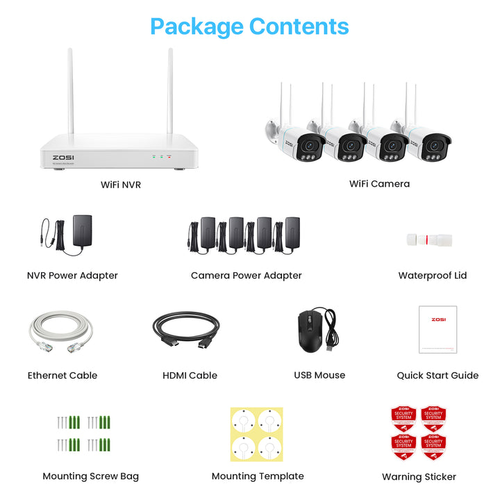 Wifi Zosi Camera System Manual Cctv Dvr Ip Camera Network Setup IP