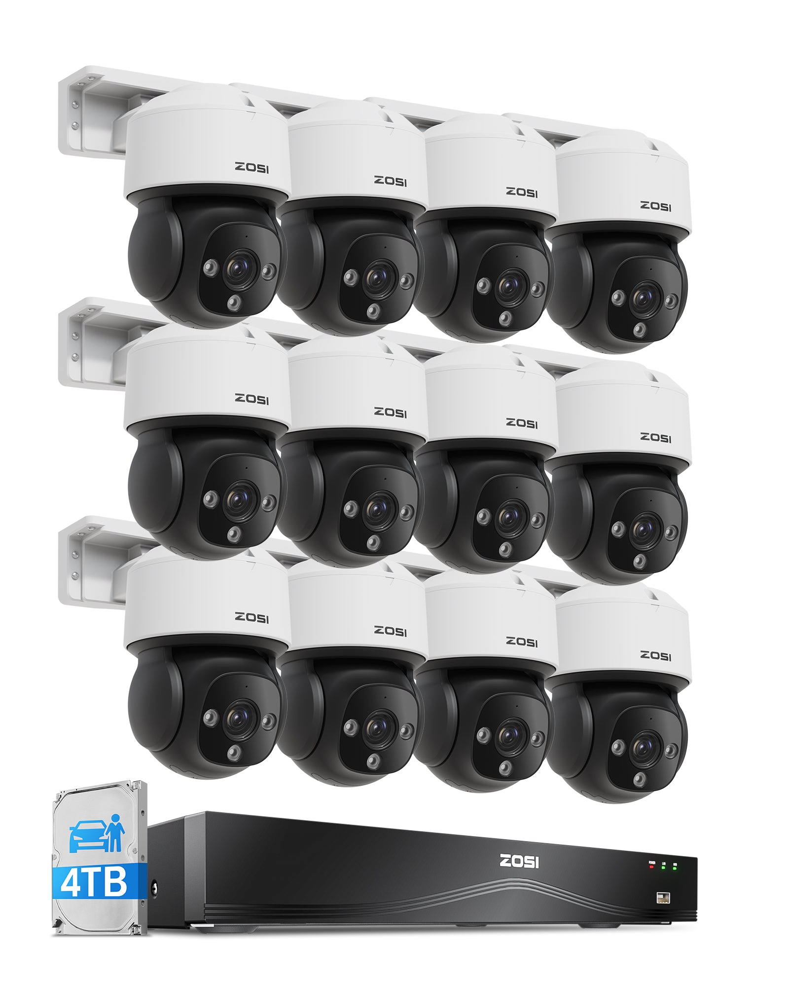 C290 4K 16 Channel PoE Security System(32 Camera Capable) + 4TB