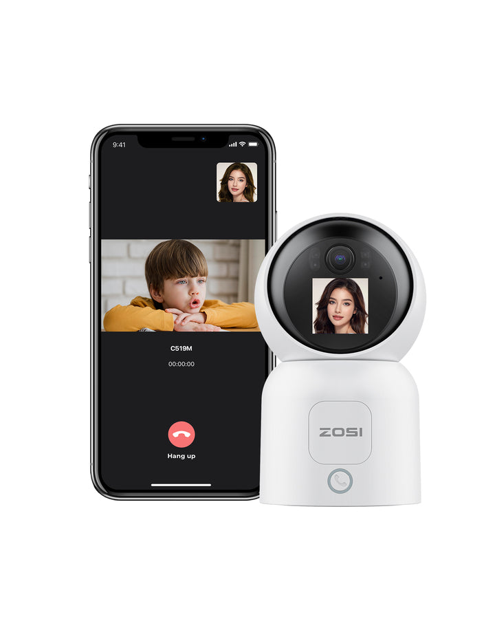 C519 4K/5MP/4MP 2.4GHz /5GHz Dual Band Baby/Pet Monitor + Max 256GB Lo ...
