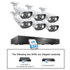 C182 4K 8 Channel Security System + Up to 8 Cameras + 2TB Hard Drive