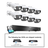 C182 4K 8 Channel Security System + Up to 8 Cameras + 2TB Hard Drive