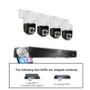 C296B 4K PTZ PoE Security System + Up to 8 Cameras + 2TB / 4TB Hard Drive