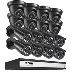 C106 & C419 16 Channel 1080P CCTV Security System + Up to 16 Cameras + 2TB/4TB HDD