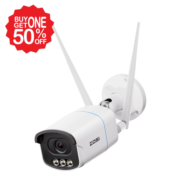 [2 Pack] C186A 5MP Aurora Lux Full-Color WiFi Camera