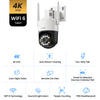 C296B 4K/5MP Wi-Fi 6 Pan Tilt Security Camera + Up to 256GB Local Storage