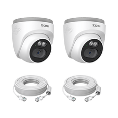C220 2pack/4pack 4K UHD PoE IP Camera + 60ft Ethernet Cable