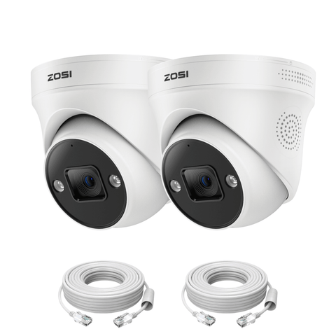 C225 4K PoE Camera with Starlight Night Vision + 60ft Ethernet Cable