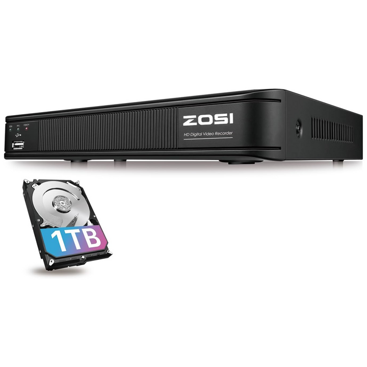 1080p 8 Channel Digital Video Recorder DVR | ZR08VNA/ZR08VMA - Zosi 1080p 8 Channel Digital Video Recorder DVR | ZR08VNA/ZR08VMA - Zosi