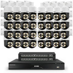 C296B 32-Channel 4K PTZ PoE Security Camera System for Business