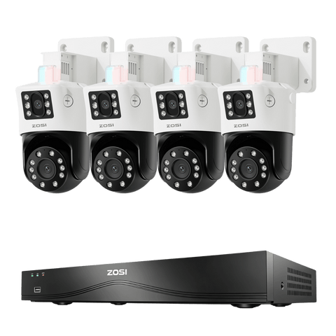【Pre Sale】C298Max 10MP Dual-Lens PT PoE Security System(5MP+5MP) + 16CH 4K PoE NVR