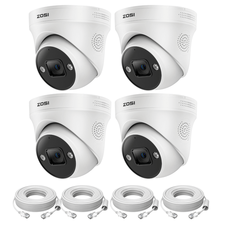C225 4K PoE Camera with Starlight Night Vision + 60ft Ethernet