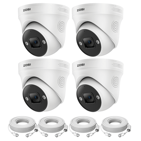 C225 4K PoE Camera with Starlight Night Vision + 60ft Ethernet Cable