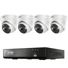 C225 4K 8CH PoE Security Camera System + 2TB Hard Drive