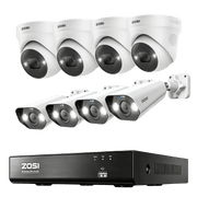 C182 & C225 4K 8CH PoE Security Camera System + 2TB Hard Drive
