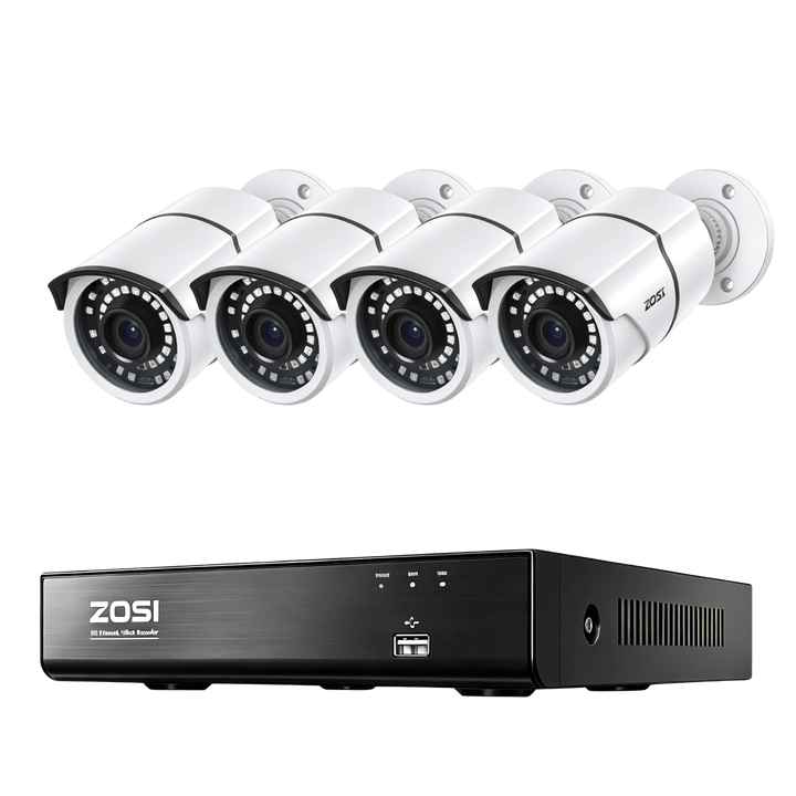 C261 8CH PoE Security System | 4K PoE NVR | ZOSI Official - Zosi