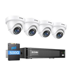 C419 2MP 8 Channel HD-TVI Security System  + Optional 1TB/2TB Hard Drive