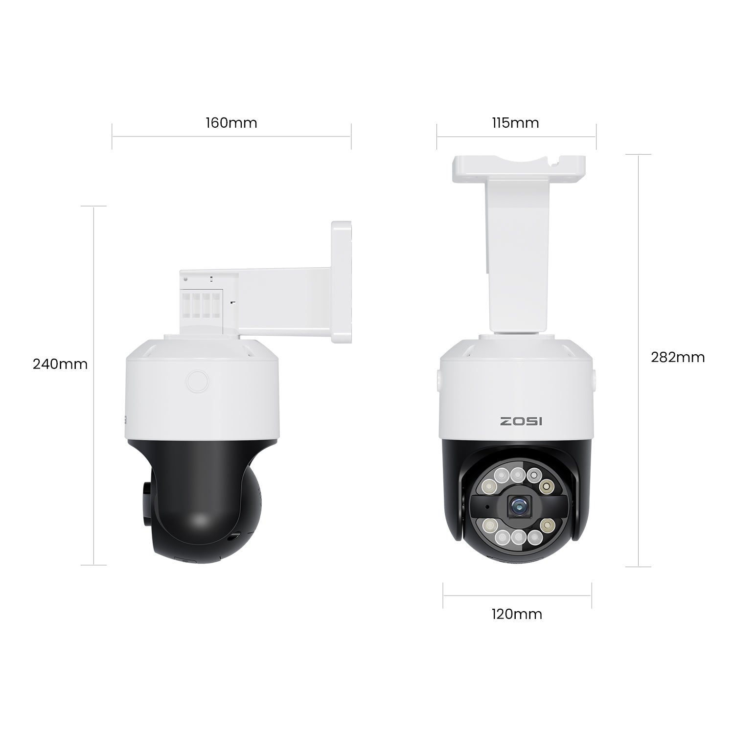 C296B 5MP Pan-Tilt PoE Security Camera System | 4K 8CH NVR 2TB HDD