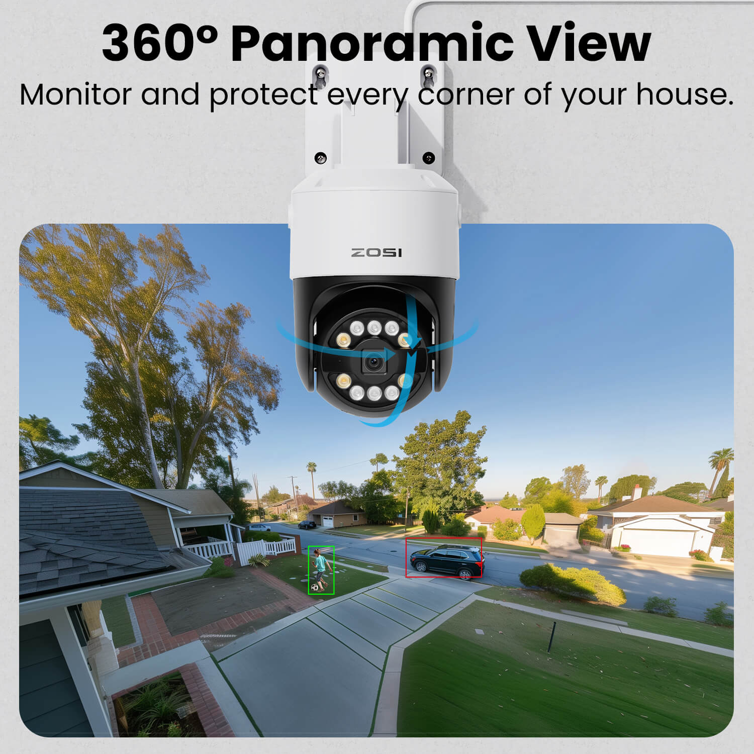 C296B 4K Pan-Tilt PoE Security Camera System | 16CH PoE NVR 4TB
