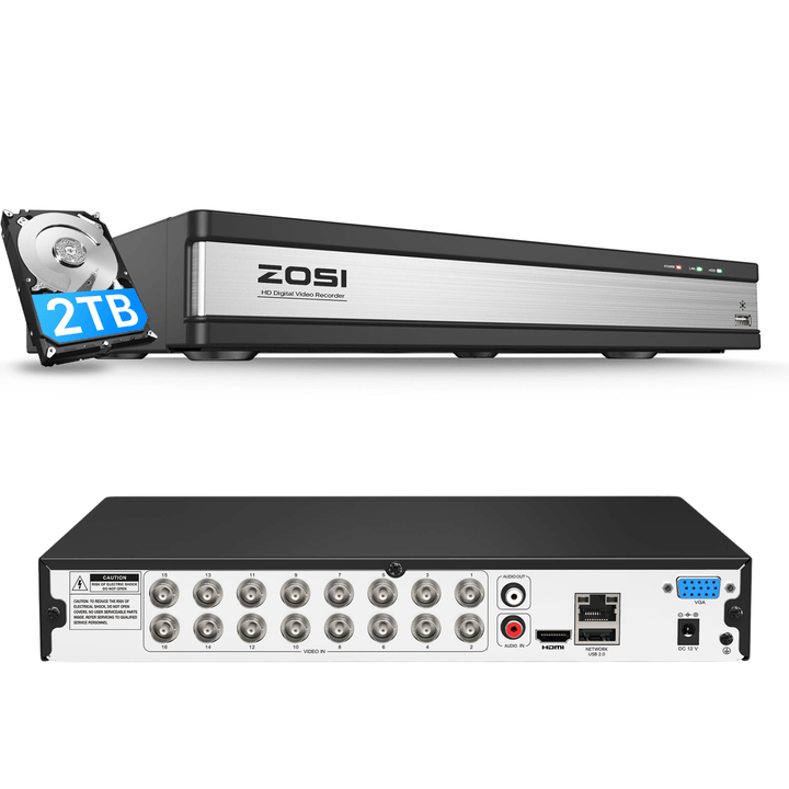 防犯カメラ HDSDI 16CH DVR ZOSI_16CH_1080P_Digital_video_