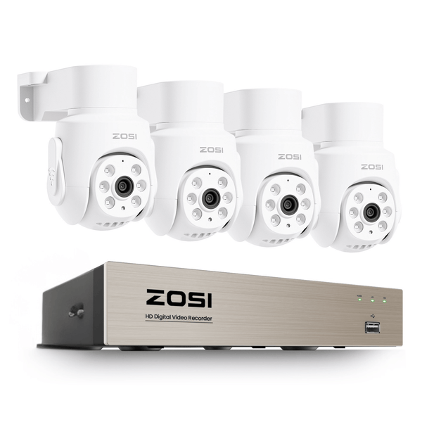 C280 2MP HD-TVI PTZ Security System with Audio + 8CH 5MP DVR(ZR08JN)