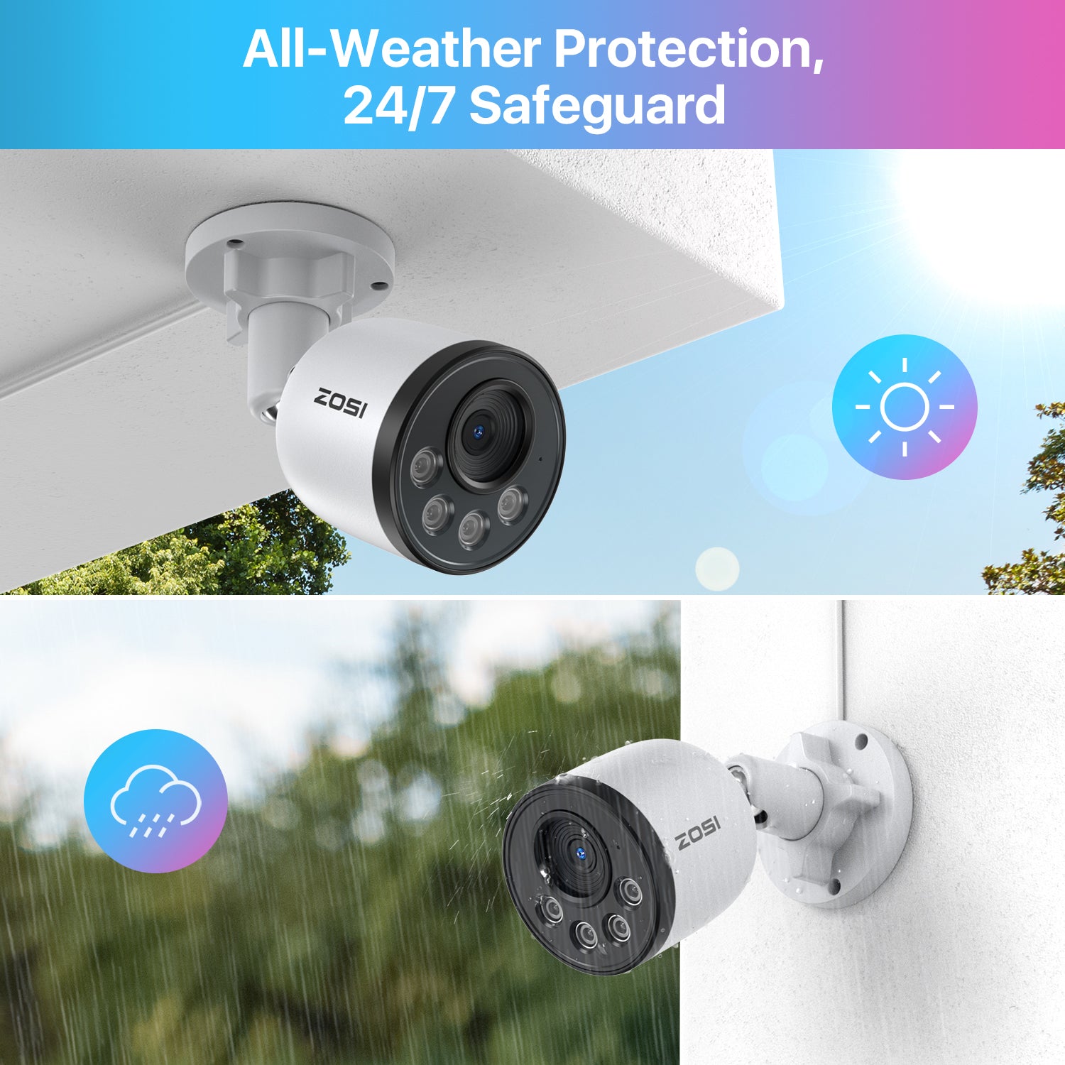5MP 16CH PoE NVR & 4MP @25fps PoE Cameras & 4TB HDD - ZR16HK +
