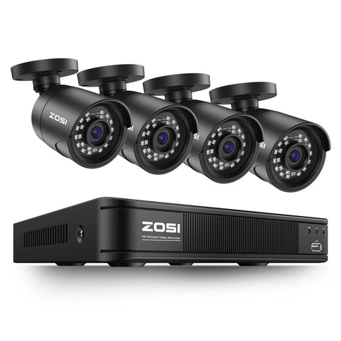 C124 1080P 8 Channel Security Camera System (No hard drive included)