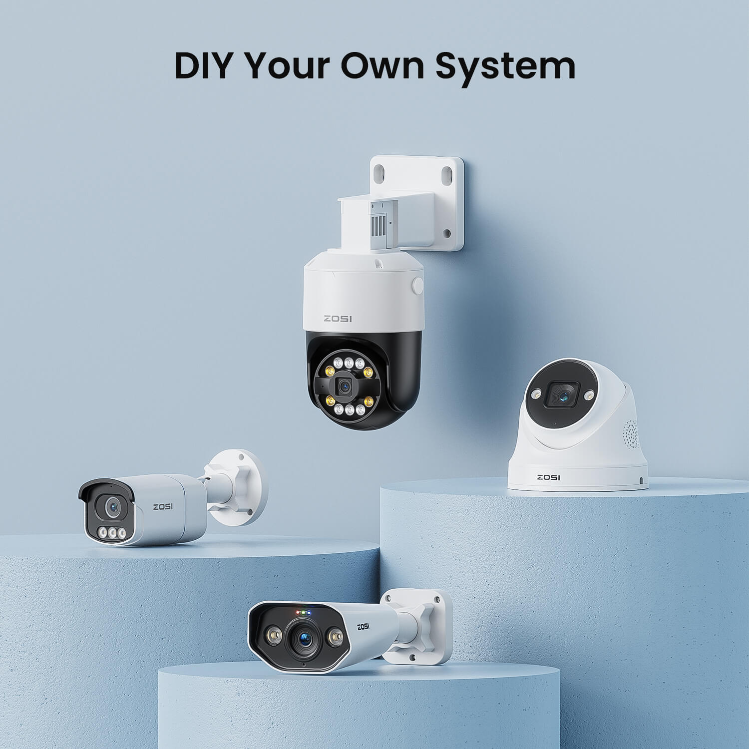 C186A 5MP True Color Night Vision PoE Security System | 2TB HDD