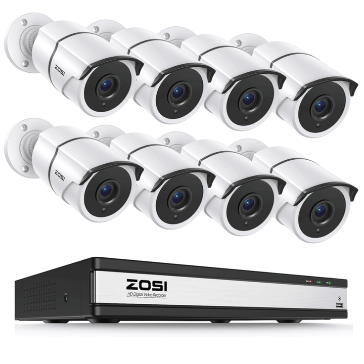 C261 1080p 16 Channel HD-TVI Security Camera System | One-Way