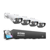 C182 5MP Security System + Up to 8 Cameras + 4K 8CH PoE NVR + 2TB HDD Zosi