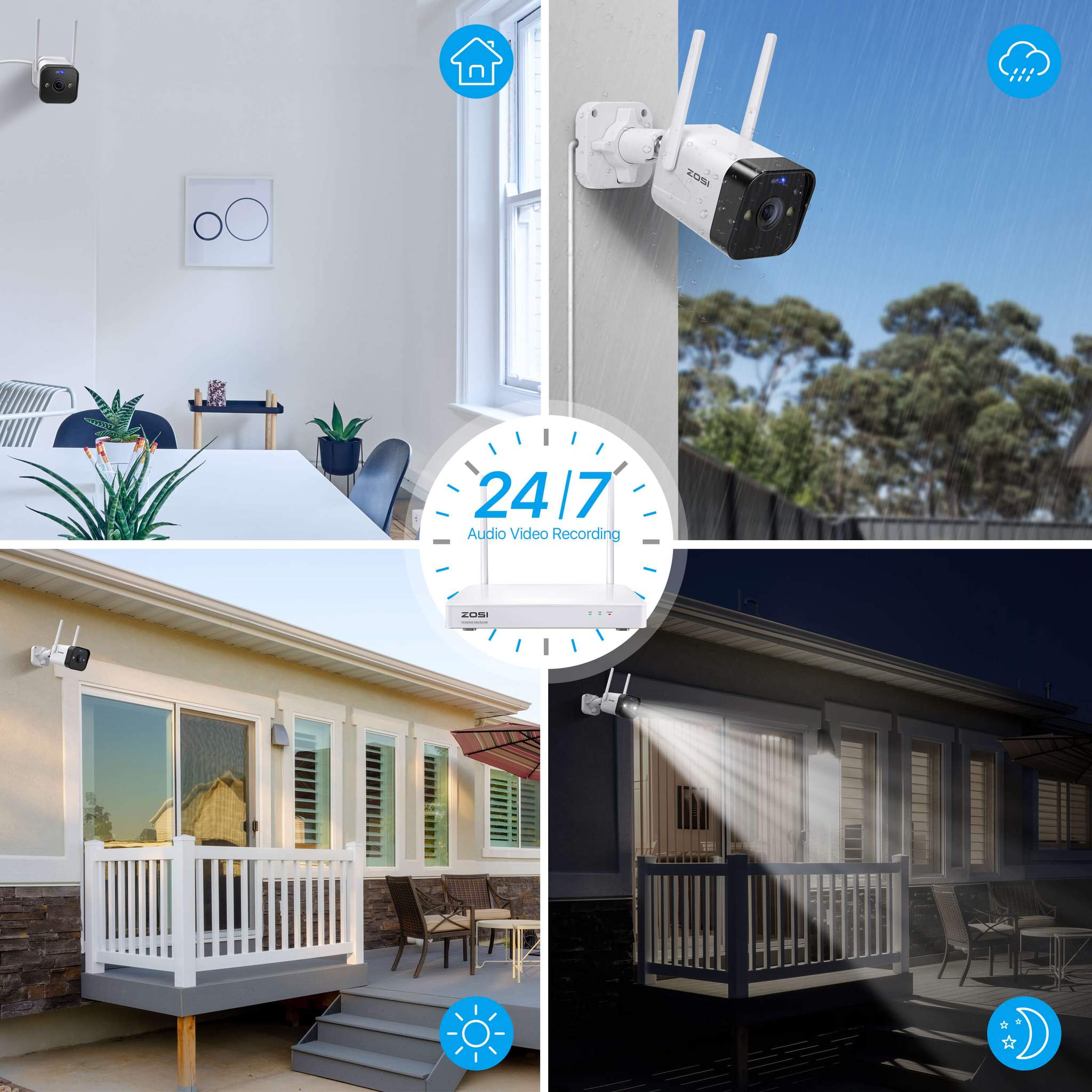 3MP]W4 Pro Bullet WiFi Security IP Add-on Camera - ZG1883M - Zosi